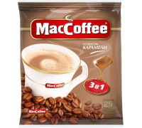 MacCoffee Карамель растворимый кофейный напиток 3 в 1, 25*18г