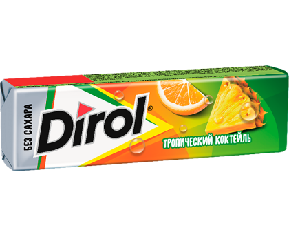 Жевательная резинка Dirol, Тропический коктейль