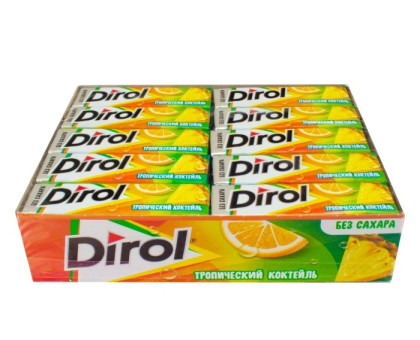 Жевательная резинка Dirol, Тропический коктейль
