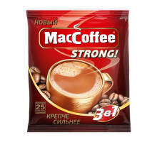Растворимый кофе MacCoffee Strong 3 в 1, 25*16г
