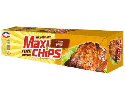 Чипсы картофельные пластины Мaxi-Chips со вкусом Курицы, 50г