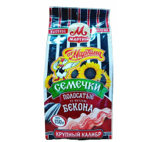 Семечки от Мартина полосатые со вкусом Бекона, 150г
