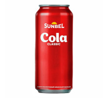 Sunbel Cola Classic напиток газированный, 0,45л