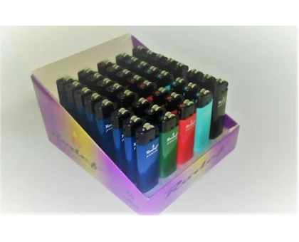 Зажигалка Rodef Premium F-690 кремниевая, фиолетовый