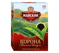 Чай Майский черный крупнолистовой Корона Российской империи, 200 г