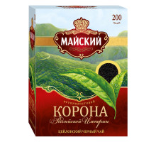 Чай Майский черный крупнолистовой Корона Российской империи, 200 г