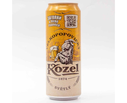 Пиво  Velkopopovicky Kozel, 0,45л  / Нск
