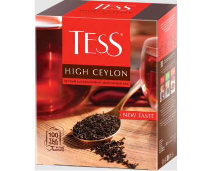Чай черный Tess High Ceylon, 100*2,25г