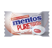 Жевательная резинка Mentos Pure White Клубника, 2г