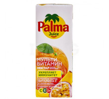 Напиток сокосодержащий Palma Juice Мультивитамин, 0,2л